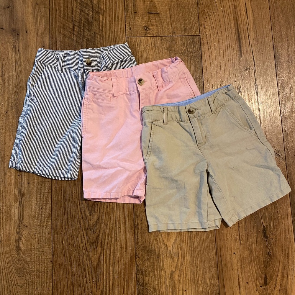 Janie and Jack LOT 4T Boys Linen Shorts
